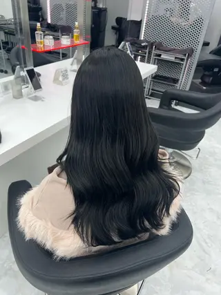 ロング カラー ヘアアレンジ ダブルカラー特化💖 韓国ヘア💖りくのヘアスタイル