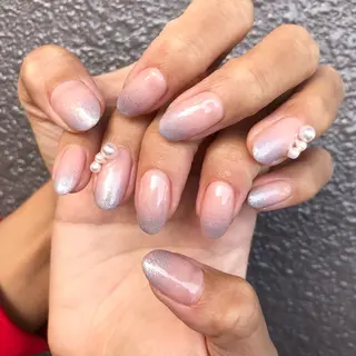 ロング カラー ヘアアレンジ キッズ ネイル マツエク・マツパ 福田 加奈のネイルデザイン