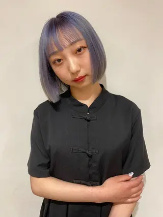 ショート ケリーズグリーン所属・ボブ/艶ハイトーン 森田/嵩士のヘアスタイル