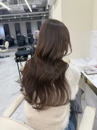 ロング カラー 韓国ヘア🇰🇷艶 カラー/sakuraのヘアスタイル