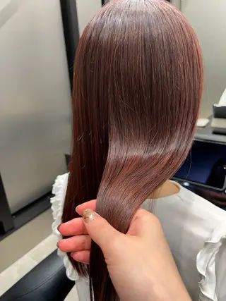 ロング カラー ウスイマイコ カット/ケアカラーのヘアスタイル