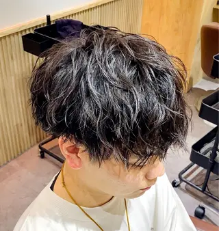 パーマ メンズ QOL 立川所属・トレンドパーマ‼️ NAOKI💥のヘアスタイル