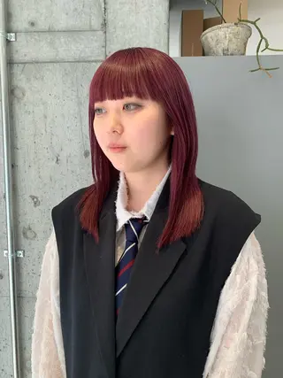 セミロング レイヤー/メンズ /髪質改善 廣島公平のヘアスタイル