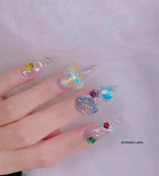ネイル Spiky とうげ ふうかのネイルデザイン