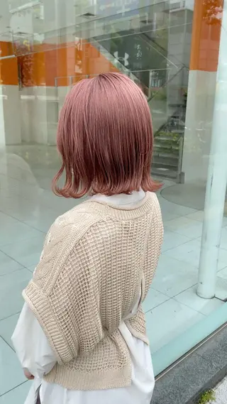 ミディアム カラー Kazuki 艶髪特化のヘアスタイル