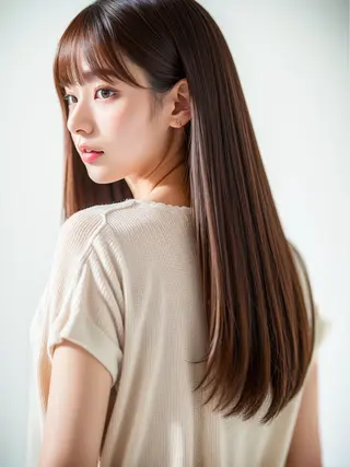 ロング La Ruelle 江曽島店/髪質改善のヘアスタイル