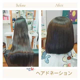 ミディアム あや/くせ毛美容師 による縮毛矯正のヘアスタイル