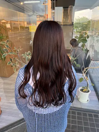 ロング alu所属・alu yuinaのヘアスタイル