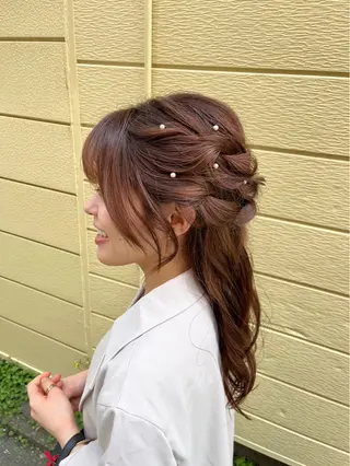 ヘアアレンジ show hair所属・岡本 幸法のヘアスタイル