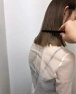 ミディアム カラー レイヤーカット/ ヘッドスパ/ゆうきのヘアスタイル