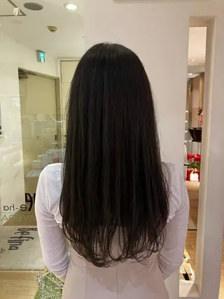 ロング カラー タケダ ホノカのヘアスタイル
