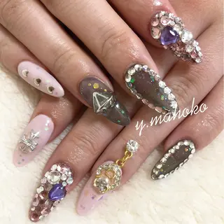 ネイル She nail studio 原宿所属・パラジェル有/ スカルプ/mahoのネイルデザイン