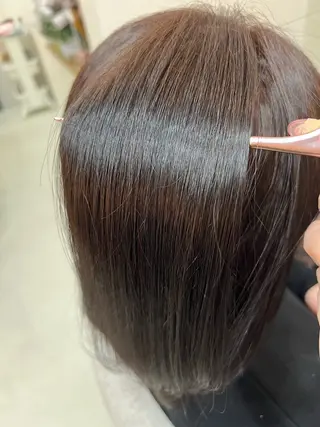 ミディアム カラー 村松 優美のヘアスタイル