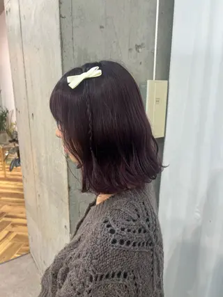 ミディアム カラー Ayaka🩰🎀 ガーリー/暖色♡のヘアスタイル