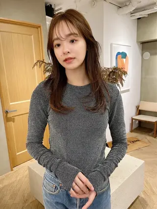 ロング 透けるカラー🫧 Memi🎀のヘアスタイル