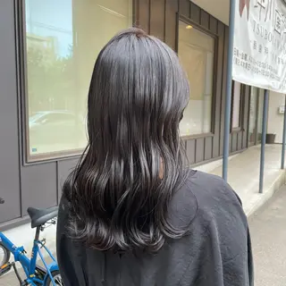 セミロング カラー 🌼RIKA🌼レデ ィース専門💖のヘアスタイル