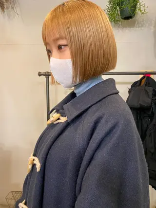 ショート なぎ🌿.∘[ボブ, ニュアンスカラー]のヘアスタイル