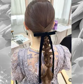 ロング 島崎 穂乃香のヘアスタイル