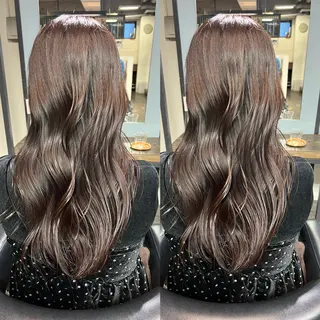 ロング 💘髪質改善＊クロス パーマ💘rina.のヘアスタイル