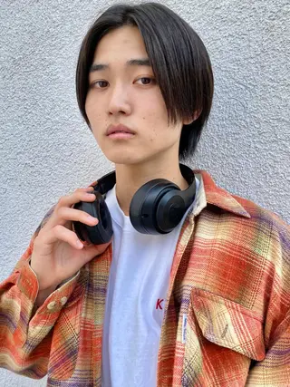 ショート メンズ 森貴裕/ベージュ/ パーマ/オリーブのヘアスタイル