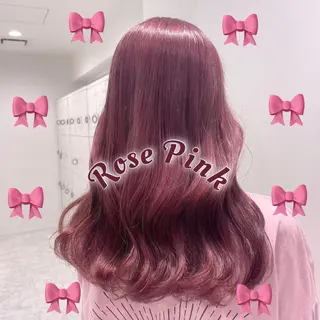 セミロング ❤︎ワンホンガーリー なハイトーンヘア❤︎のヘアスタイル