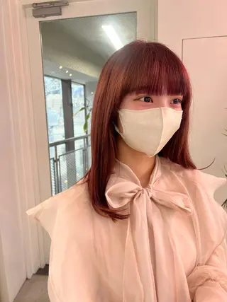 セミロング 💥ウルフカット デザインあんな💥のヘアスタイル