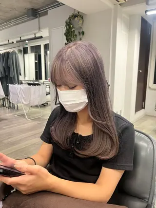 ロング JIN/暖色カラー /髪質改善/艶髪のヘアスタイル