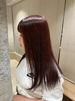 ロング カラー ANTERET所属・yume takeuchiのヘアスタイル