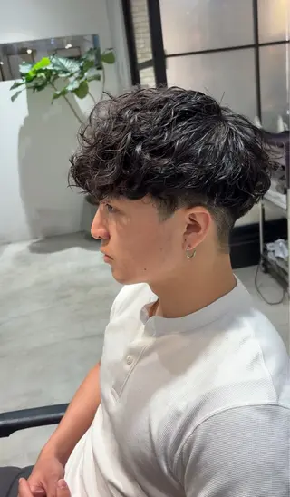 パーマ メンズ メンズカット松戸/韓 国/メンズパーマ航太のヘアスタイル