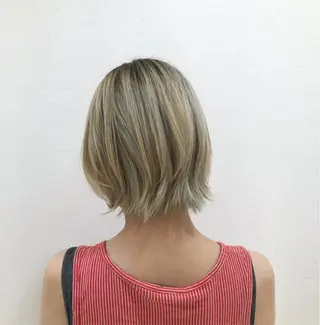 ショート カラー ニュアンスカラー🫧 加納のヘアスタイル