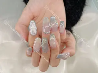 ネイル 神田 ココナッツのネイルデザイン