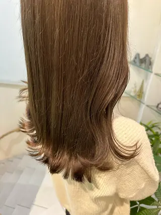 ロング カラー 透けるbrown カラー🎗♡yukaのヘアスタイル