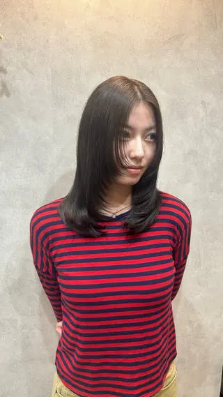 セミロング カラー silk🕯 hikaruのヘアスタイル