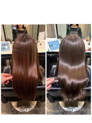 セミロング カラー 🌟髪質改善🌟 みつきのヘアスタイル