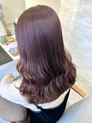 セミロング 髪質改善&ヘアケア 永山若奈のヘアスタイル
