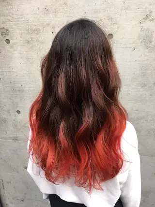 ロング カラー 韓国ヘア🤍髪質改善 🇰🇷AKANEのヘアスタイル