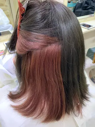 ミディアム 【全部無料🙇】 おがわようしんのヘアスタイル