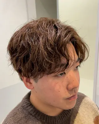 ショート パーマ メンズ 吉田 笙乃のヘアスタイル