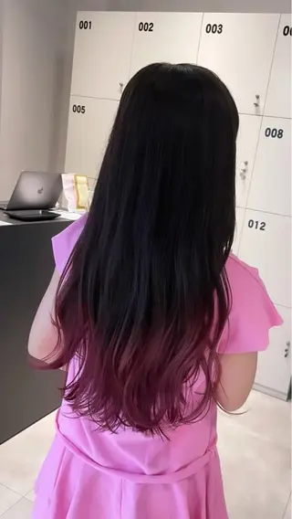 ロング カラー Ameri 新宿所属・新宿/透明感カラー/ 髪質改善/桜良のヘアスタイル