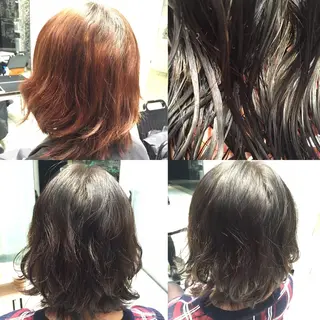 ショート ミディアム セミロング カラー Re:ta KANZOのヘアスタイル