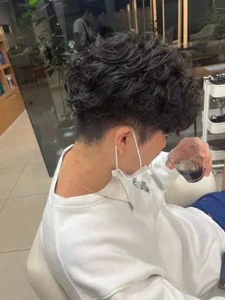 メンズ ボブ/透明感 カラー /風花のヘアスタイル