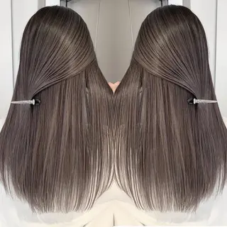 ロング カラー 髪質改善land千葉所属・阿部 圭悟のヘアスタイル