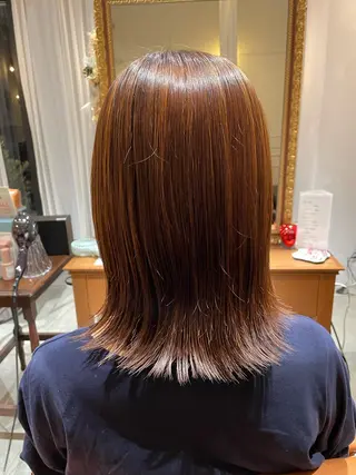 ミディアム トリコヘアサロン 新井千智のヘアスタイル