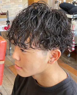 ショート パーマ メンズ hair design Katy所属・倉谷 達郎のヘアスタイル