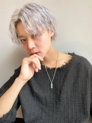 ミディアム カラー メンズ アイブロウ ☀️Luana☀️ 公式/大通のヘアスタイル