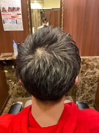 ショート メンズ 浅見 天翔のヘアスタイル
