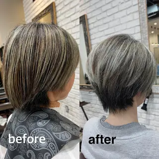 ショート カラー ヘアアレンジ キッズ 五反田　美容院☆張 明星☆韓国ヘアのヘアスタイル