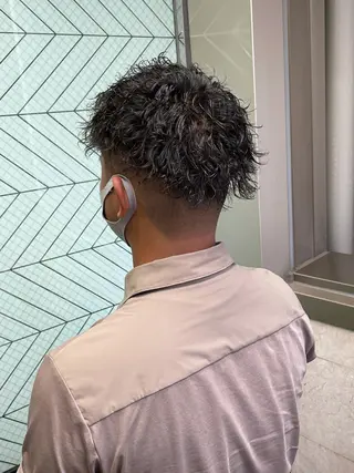 パーマ メンズ Le'a所属・渋谷/フェード/ 國分 翔のヘアスタイル