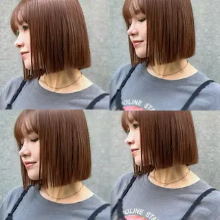 ショート ✨艶髪🍒ナチュラル な縮毛矯正🍊Noaのヘアスタイル