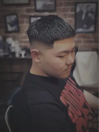 ショート メンズ Barbershop UN-FIL所属・川上 黎弥のヘアスタイル